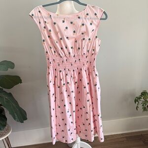 Kate Spade Pink Dress with Pineapple Design